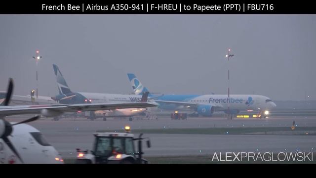 RARE VISITOR! French Bee Airbus A350-900 at Calgary Airport [4K] смотреть онлайн
