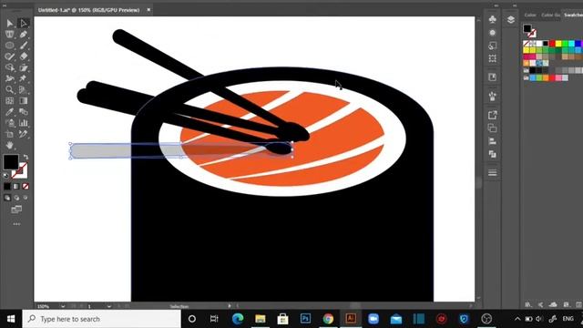 SUSHI DRUMS LOGO DESIGN SPEEDART смотреть онлайн