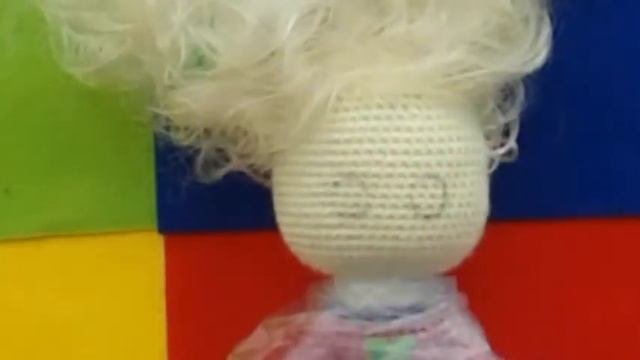 Оформление личика вязаной кукле. смотреть онлайн