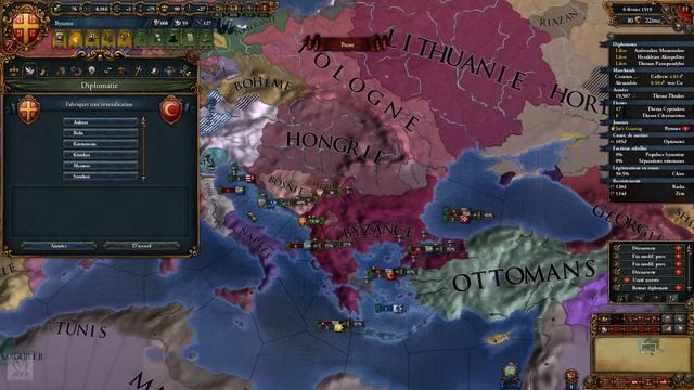 [FR] Europa Universalis IV : The Cossacks - L'Empire Byzantin - Ironman Difficile - 19 смотреть онлайн