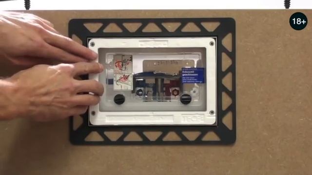 Установка монтажной рамки для панелей смыва ТЕСЕ смотреть онлайн