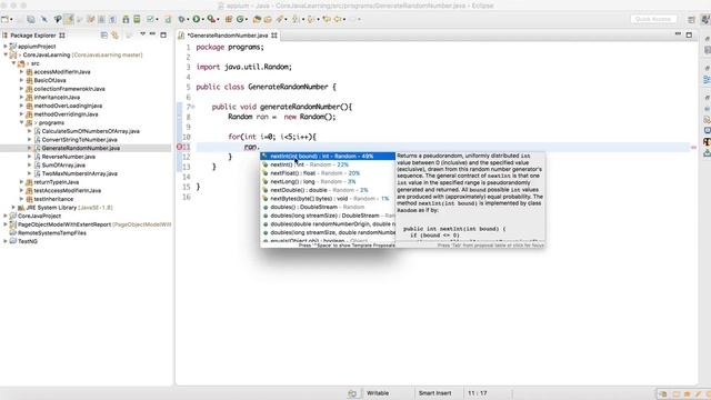 Generate Random Number In Java смотреть онлайн