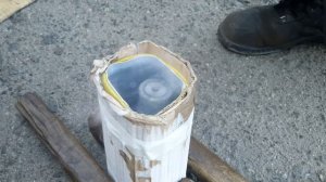 Установка шкворней на балку Ман , с помощью жидкого азота .