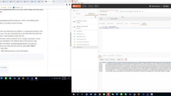 Refresh Bearer Token for Postman Requests with One Click