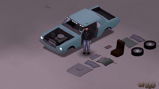 Fully Armored Ford Mustang Mod Showcase for Project Zomboid смотреть онлайн