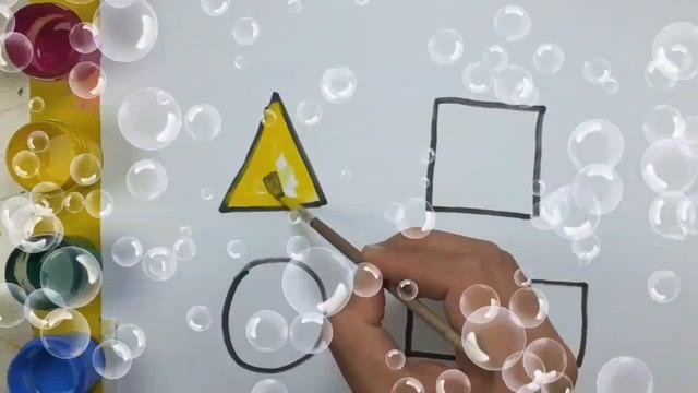 Bolalar uchun shakllar rasm chizish | Рисование фигур для детей смотреть онлайн