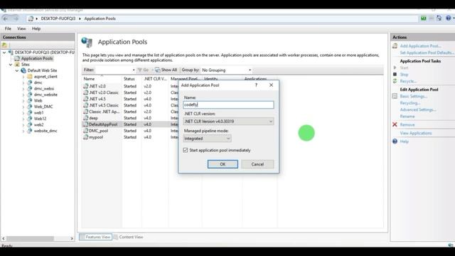 How to Create Application Pool In IIS and Add Website смотреть онлайн