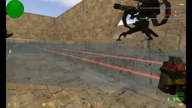 CS 1.6, Counter-Strike 1.6 Steam, пушки + лазеры + герой смотреть онлайн