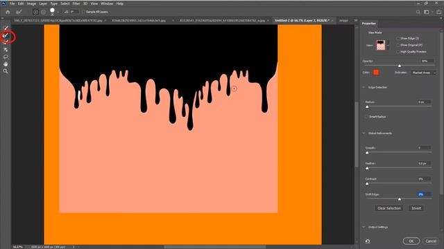 How to Make a Photo Dripping Effect in Adobe Photoshop |#ManMadeEffects| Splatter Effect [PS] смотреть онлайн