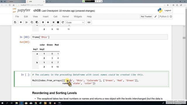 Python for Data Analysis 26. Data Wrangling-1: 資料處理: 連接、合併與重塑-1 (recorded on 20190520) смотреть онлайн