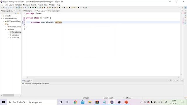 Java eigene Liste implementieren | Java Tutorial für Fortgeschrittene смотреть онлайн