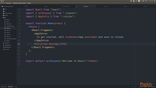 Learning React with Redux and Flux: Passing Props| packtpub.com смотреть онлайн