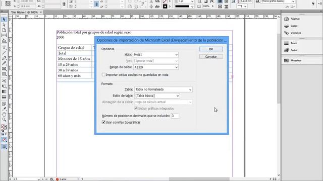 Vincular tablas de datos Excel en InDesign смотреть онлайн