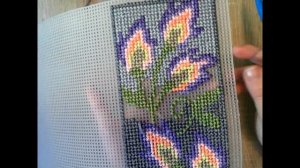 Мастер класс сумки. Вышивка крестом на пластиковой канве 1часть. Сумка ЭЛЕГИЯ