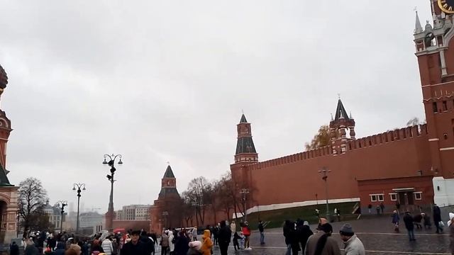 Москва, Кремль, Кремлевские куранты, бой Кремлевских курантов, Красная площадь смотреть онлайн