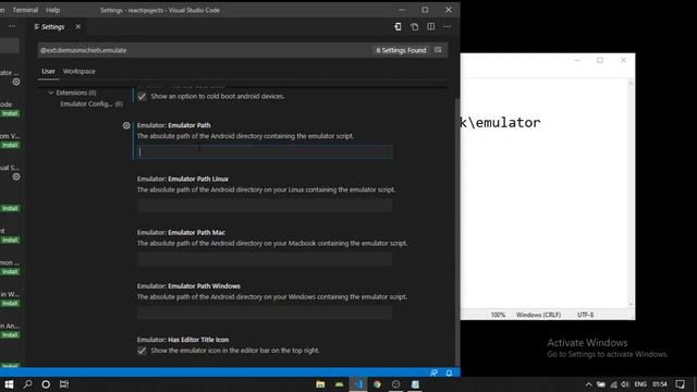 Easiest way to open Android Emulator in Visual Studio Code смотреть онлайн