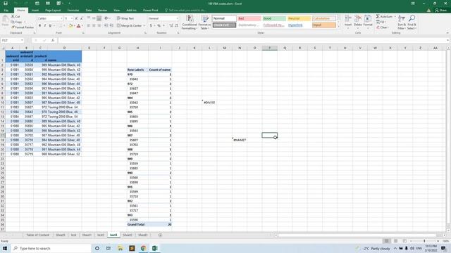 VBA code to discover and summarize all ERRORS in all Worksheets смотреть онлайн