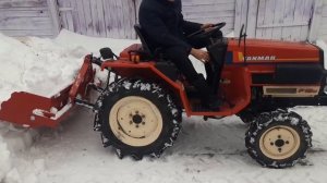 Обзор ковша 125 см. задней навески для японского мини трактора от компании GBМОTORS.