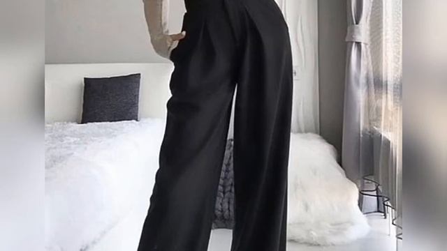 Какие брюки в моде в 2023 модные кожаные брюки смотреть онлайн