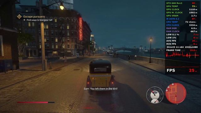 Mafia Definitive Edition - GTX 660 3GB - i5 3470 - 8GB Ram - 1080p смотреть онлайн