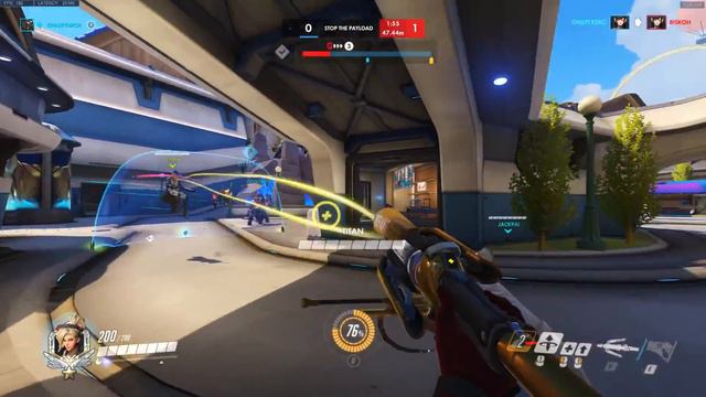 INSANE 1,200 hour GM Mercy HARD CARRIES games. HOW? - Season 17 - Overwatch смотреть онлайн