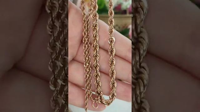Старозаводская золотая цепочка ,,Шнурок" 585пр.(красное золото) Вотсап +79884862148 смотреть онлайн