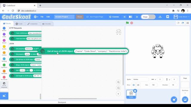New Blocks: Better JSON processing and easier HTTP Requests in Scratch Programming смотреть онлайн