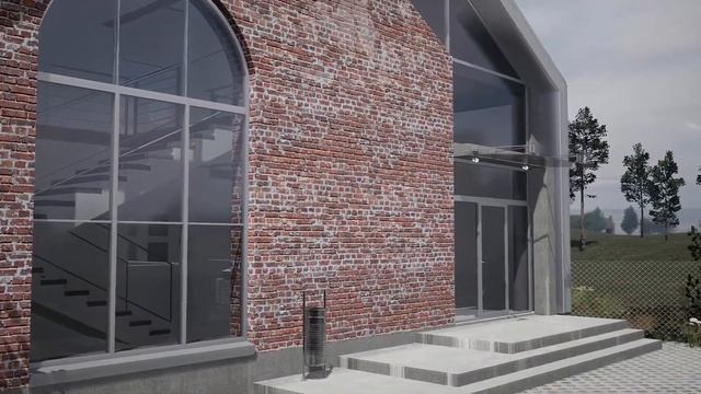 Suburban office building. Archicad and Unreal Engine смотреть онлайн