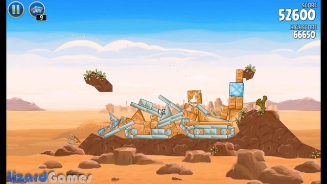 Angry Birds Star Wars - Tatooine Level 21-25 - Walkthrough