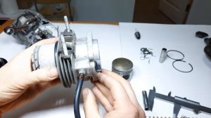 Самодельный двигатель (ДВС) для одного проекта из бензопилы Урал