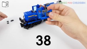 TRAINS FOR CHILDREN LEGO CITY Cargo Train 60052 Review Instructions 2