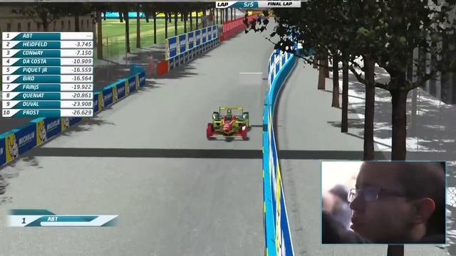 Simulator eRace LIVE From Paris, Presented By VISA - Formula E смотреть онлайн