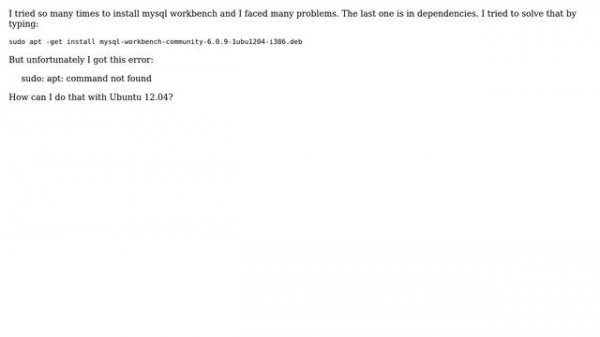 How to solve apt: command not found?