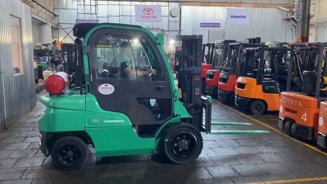 Вилочный автопогрузчик Mitsubishi FG30N смотреть онлайн