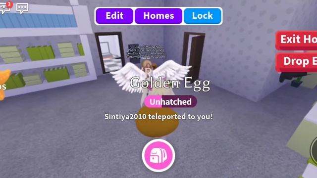 Hatching the Brand New Golden egg! || ROBLOX ADOPT ME смотреть онлайн