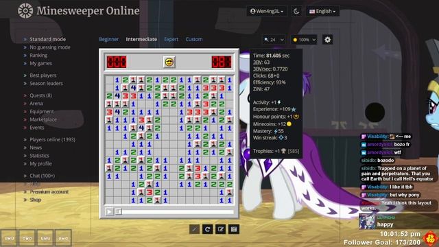 Intermediate Gameplay - I Sweep Mines #99 [MineSweeper] (2023/01/07) смотреть онлайн