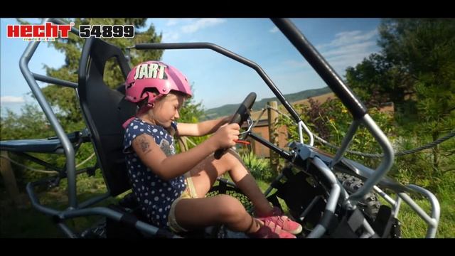 Akumulátorová bugina s kovovým rámem HECHT 54899 смотреть онлайн