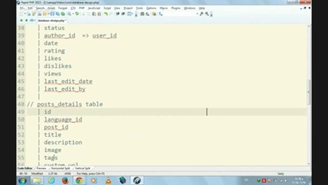 Build Advanced CMS With PHP OOP : Designing Database смотреть онлайн