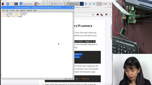 MicroBit Part 3: Selfies with Raspberry Pi Camera смотреть онлайн