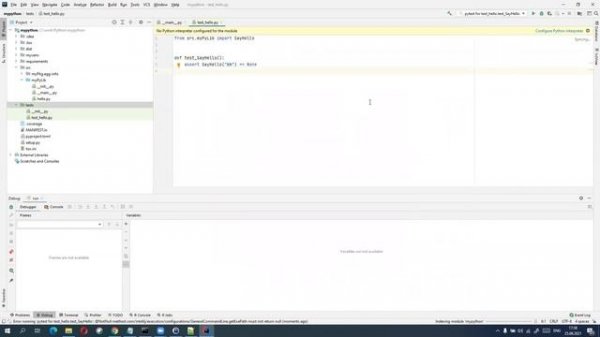 3. Открываем python проект в Intellij IDEA (Open python project in Intellij IDEA).