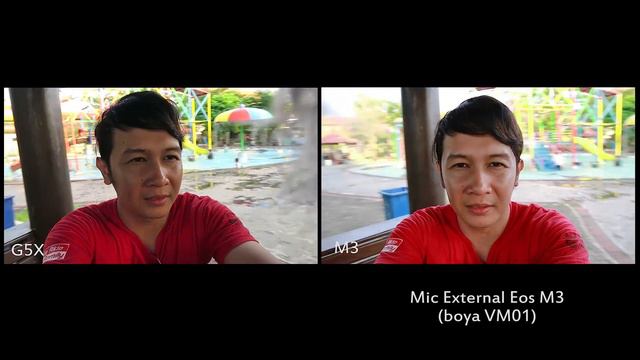 Canon G5X VS Canon Eos M3 + Mic Boya BY VM01 смотреть онлайн