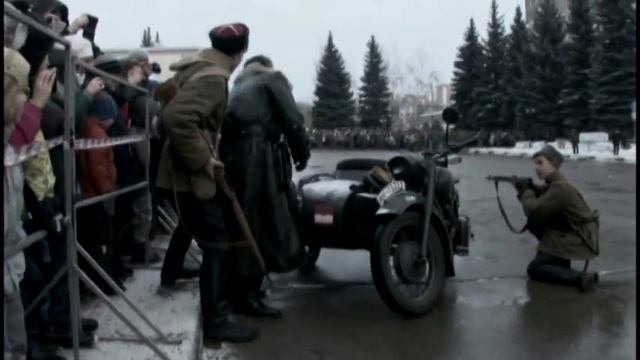 Нападение немцев на СССР.БИТВА ЗА МОСКВУ!!!Реконструкция боя ВОВ в Серпухове 4 декабря 2016г смотреть онлайн