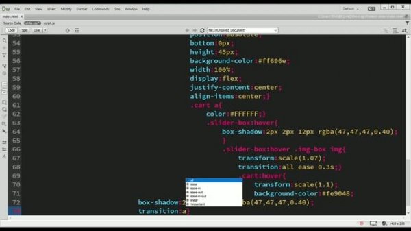 E-Commerce Product Slider Using HTML CSS and JavaScript
