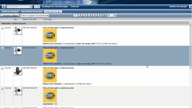 TecDoc Brasil - Seção Universal смотреть онлайн