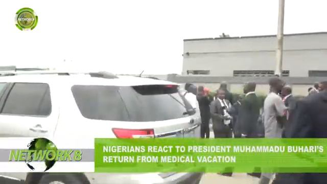 NIGERIANS REACT TO PRESIDENT MUHAMMADU BUHARI'S RETURN FROM MEDICAL VACATION смотреть онлайн