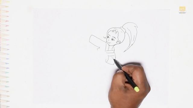 Karate Girl Drawing Video | Cute Girl Karate Practicing Drawing Video | Ho To Draw Karate Girl