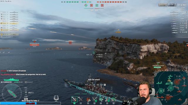 Worchester Endlich Im Hafen! #1667 In World Of Warships Auf Deutsch/German