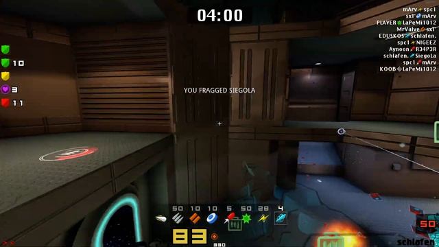 Warfork ffa gameplay [60FPS]