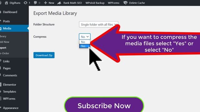 How to Download Media Files in WordPress | Download All Images in WordPress | Download Media Librar смотреть онлайн