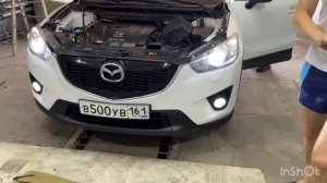 Лазерные лампы в замен ксенона 55w Mazda CX-5 7(928)1112002 запишись на установку